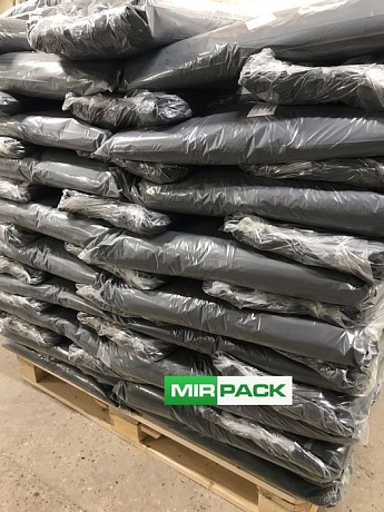 Мешки для мусора 240 литров, 60 мкм, ПВД , 93х125 в пачках, черные - Вид 8